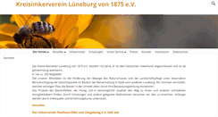 Desktop Screenshot of imkerverein-lg.de